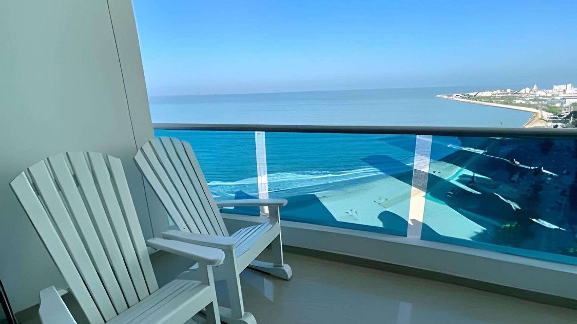 Espectacular Vista Al Mar - Edificio Infinito 1802 * Cartagena